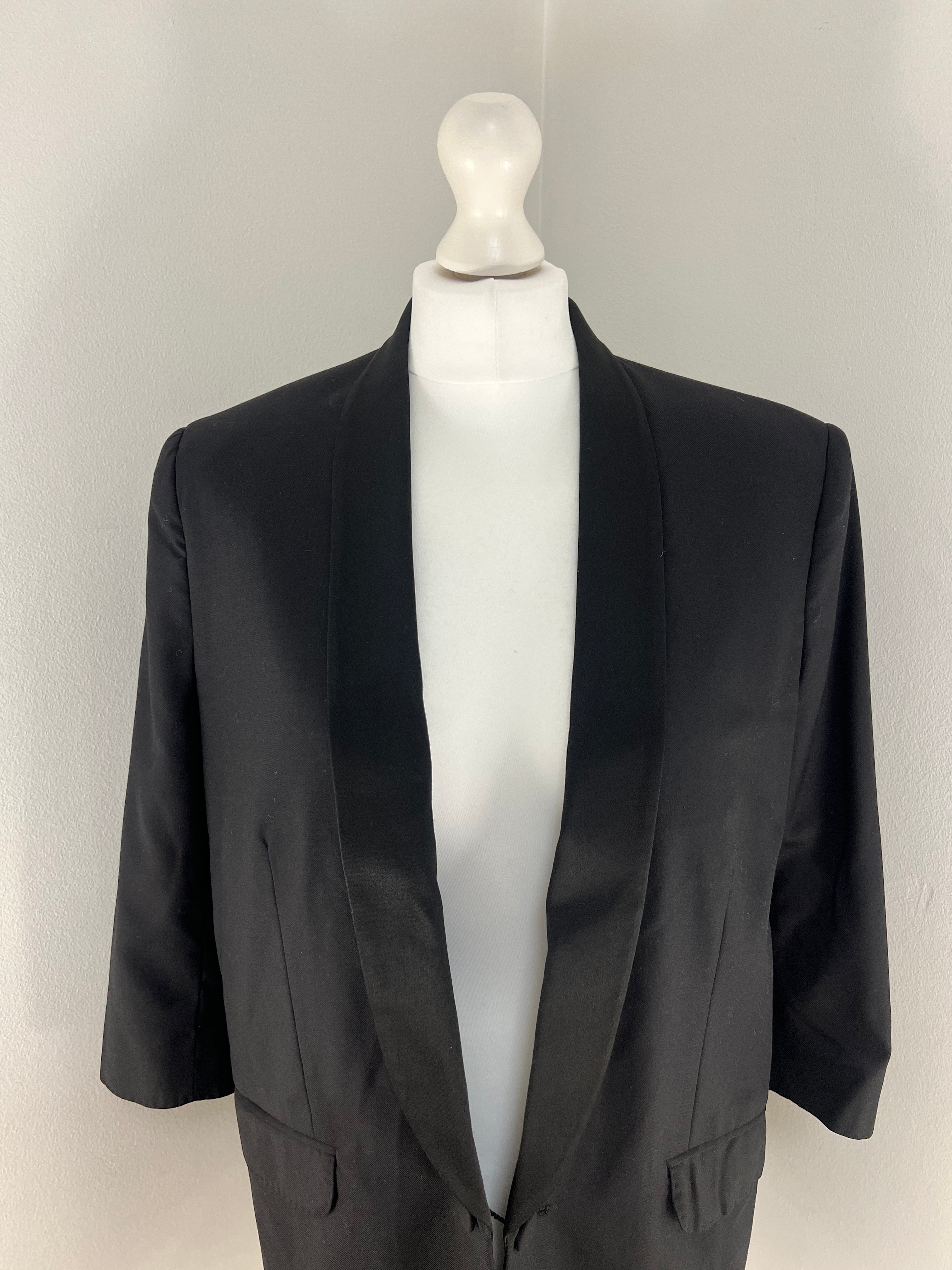 Acne black wool blazer - 8 UK