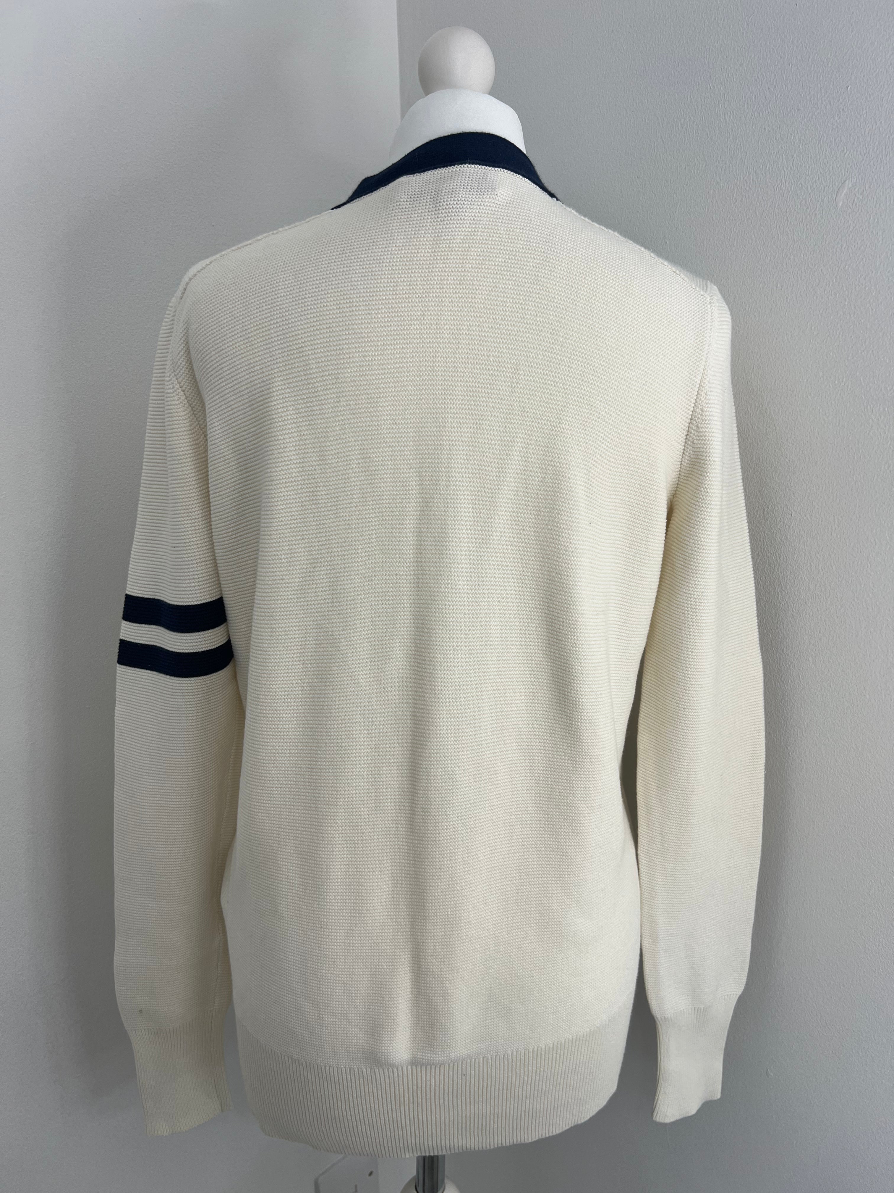 Juicy Couture off white and navy cardigan - S