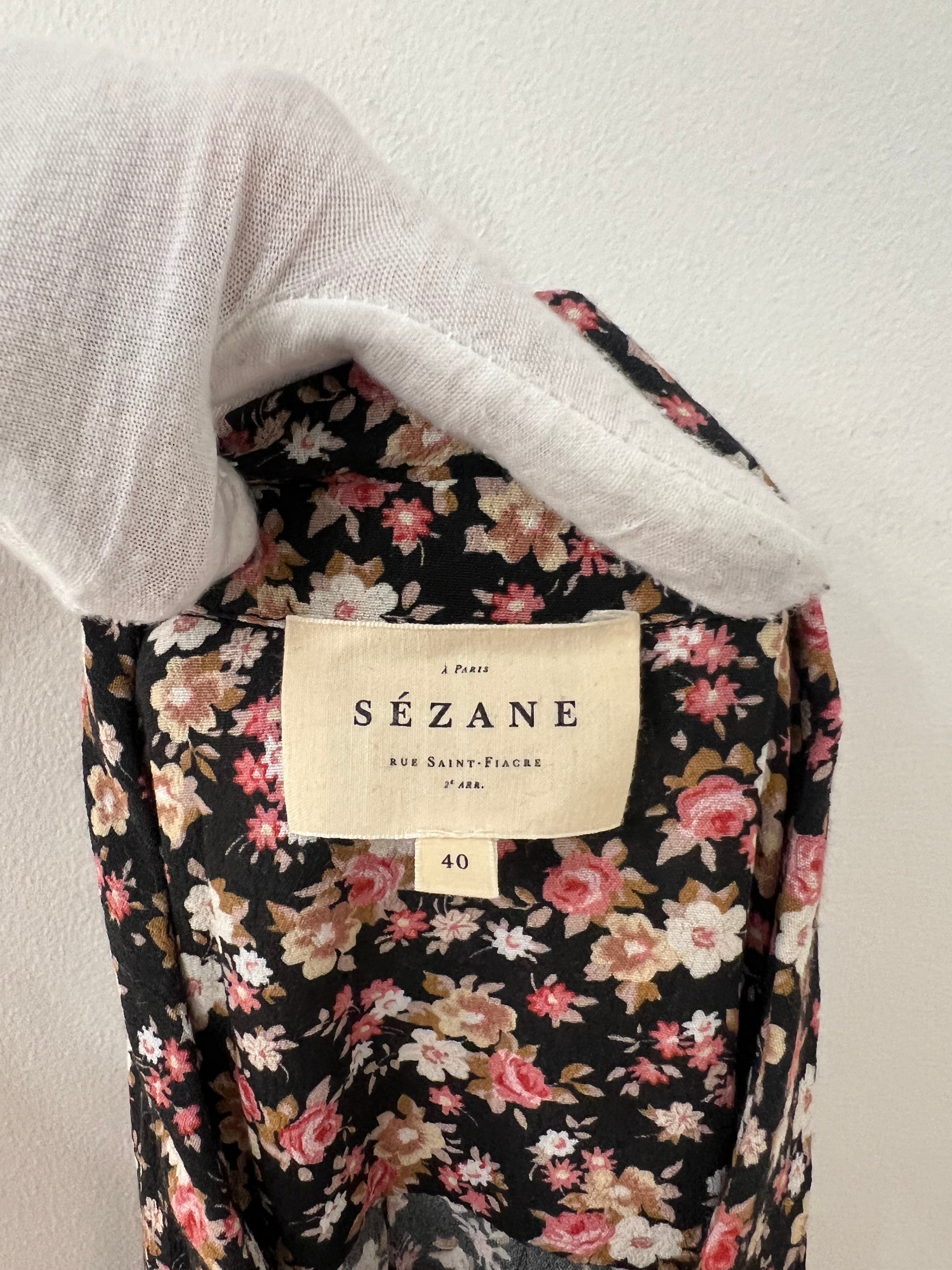 Sézane midi floral dress - 12 UK