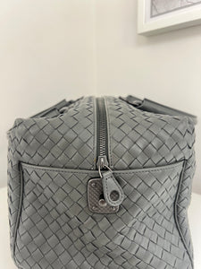 Bottega Veneta Intrecciato leather grey handbag