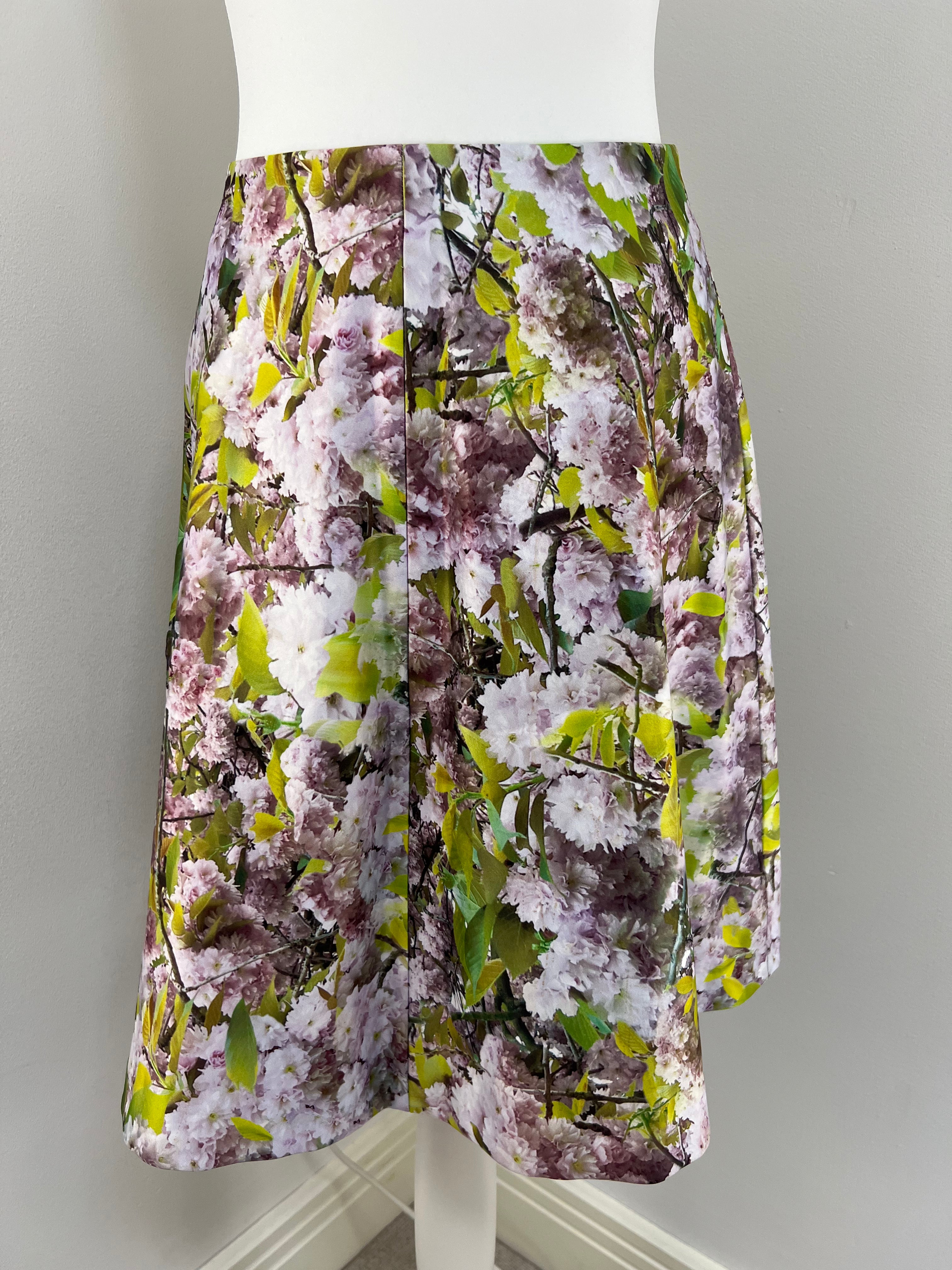 Ted Baker floral skirt - XS