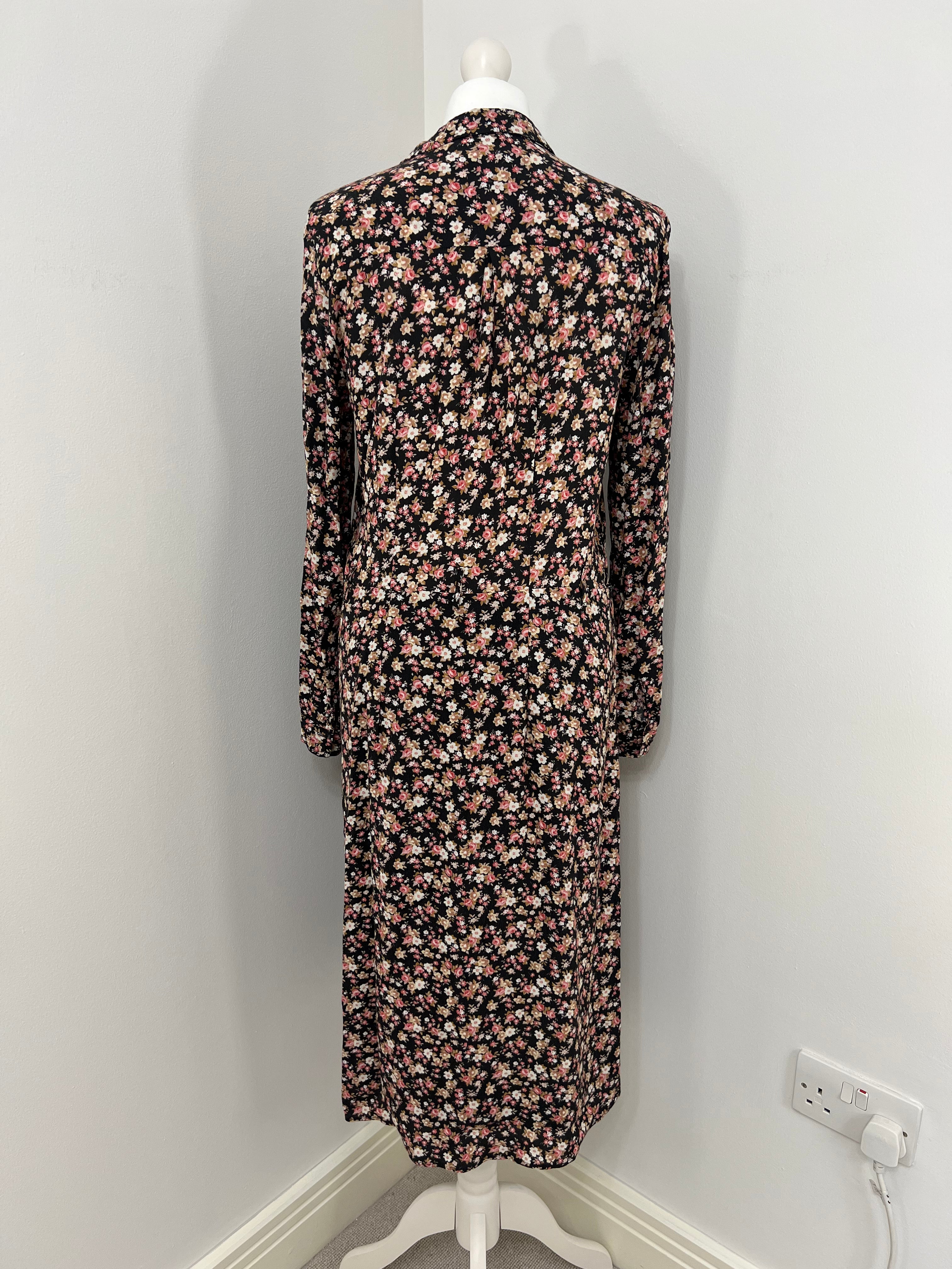 Sézane midi floral dress - 12 UK