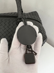 Bottega Veneta Intrecciato leather grey handbag