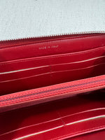 Load image into Gallery viewer, Chanel red leather wallet
