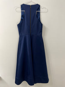 Sheike navy midi dress - 8 UK