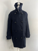 Load image into Gallery viewer, Isabel Marant wool navy coat - M
