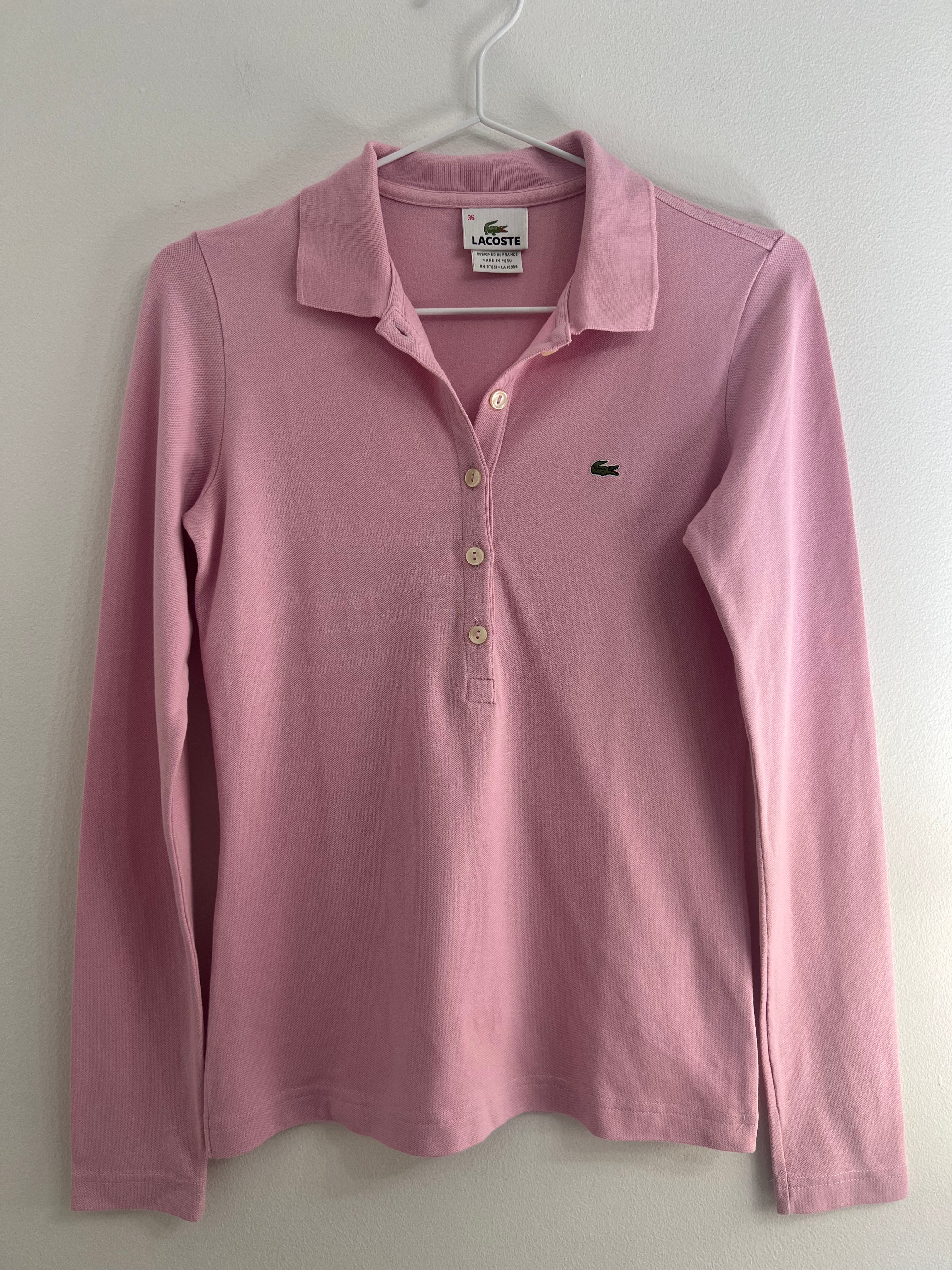 Lacoste long sleeves polo shirt S FriendshopLondon
