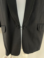 Load image into Gallery viewer, Acne black wool blazer - 8 UK
