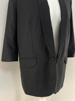 Load image into Gallery viewer, Acne black wool blazer - 8 UK
