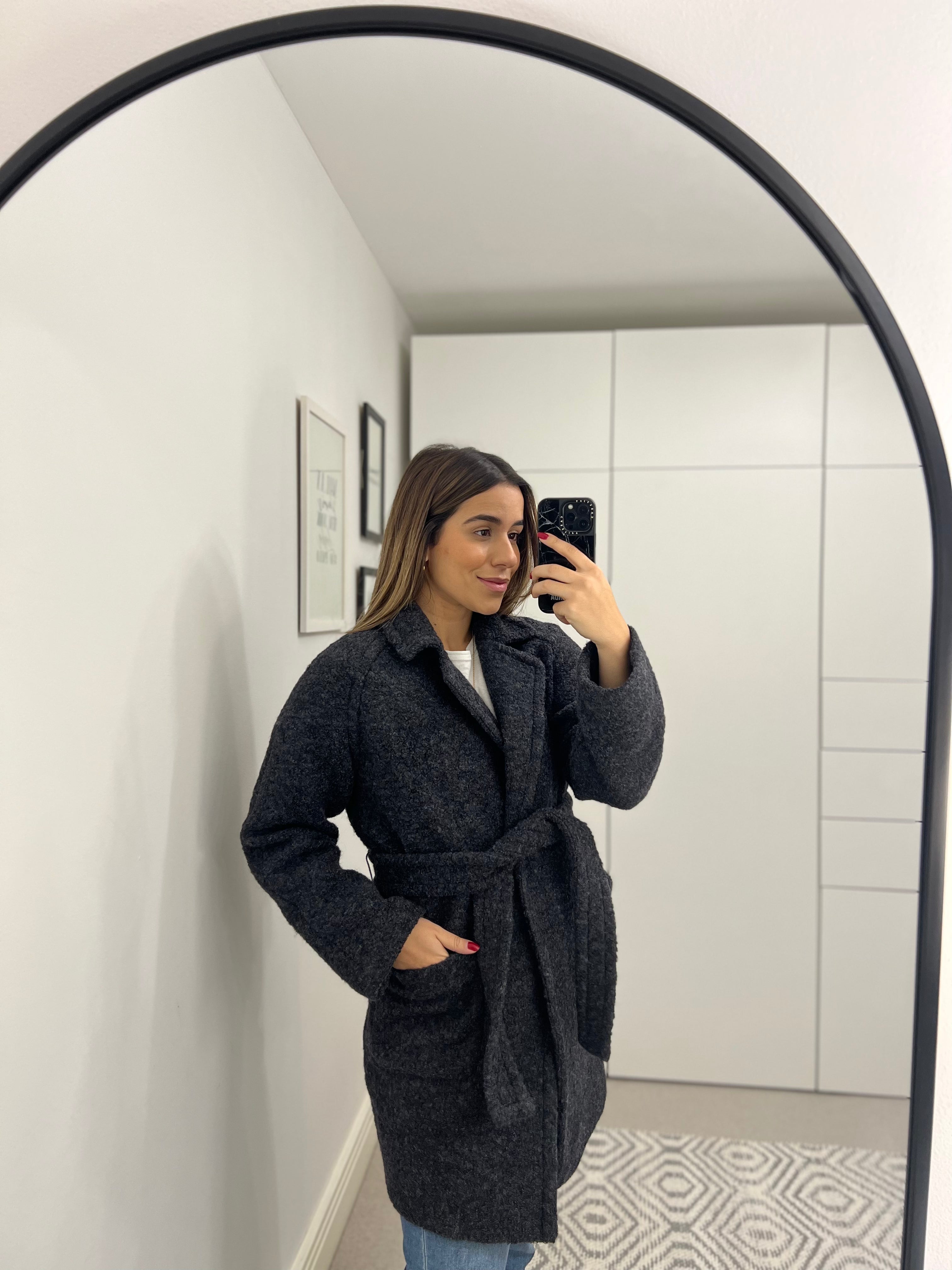 Ganni sales wrap coat