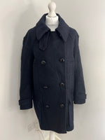 Load image into Gallery viewer, Isabel Marant wool navy coat - M
