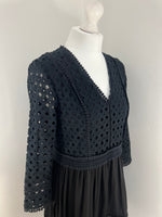 Load image into Gallery viewer, All Saints black mini dress - 8 UK
