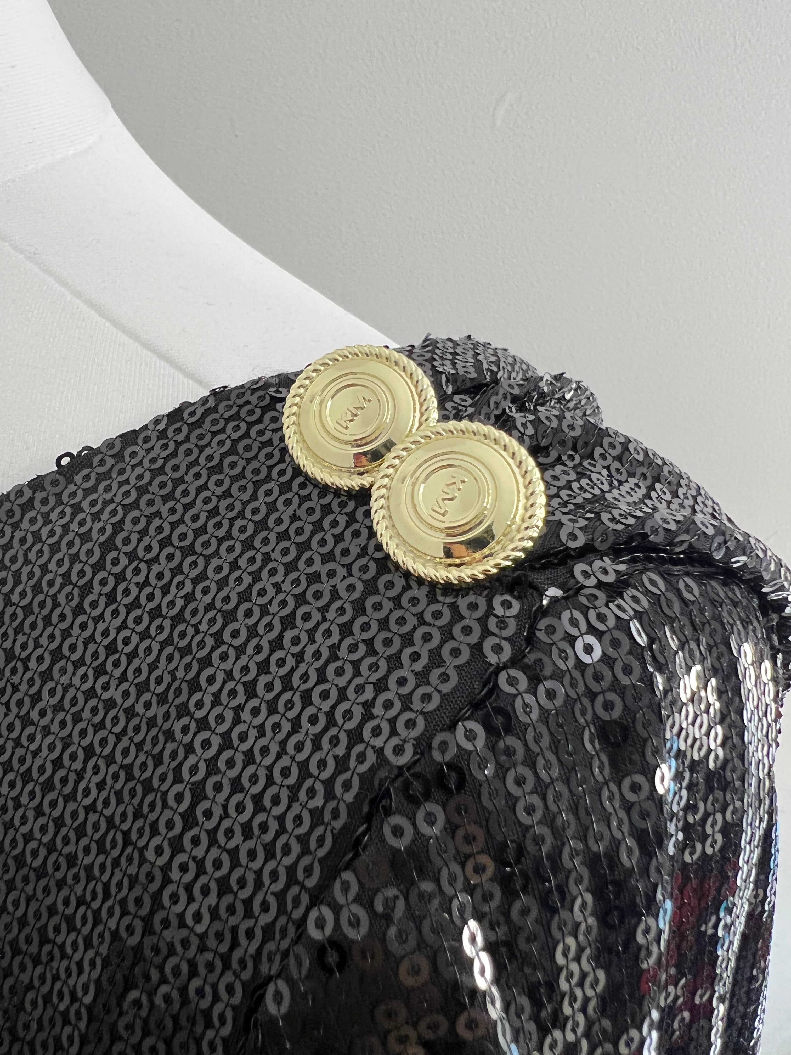 Karen Millen black sequin dress - 10 UK FriendshopLondon Karen Millen black sequin dress - 10 UK FriendshopLondon